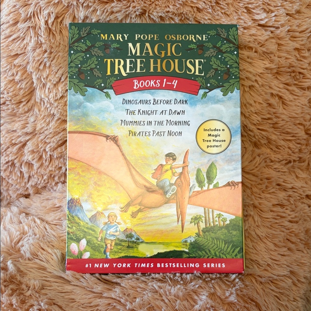 Mary Pope Osborne Magic Tree House Books 1-4 - Green Cover
